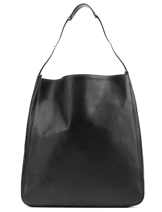 Gucci 001 3185 Black Leather Horsebit Hobo Shoulder Bag