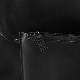 Gucci 001 3185 Black Leather Horsebit Hobo Shoulder Bag