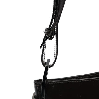 Gucci 001 3193 Brown Patent Leather Shoulder Bag