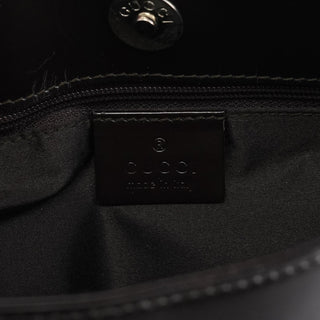 Gucci 001 3193 Brown Patent Leather Shoulder Bag
