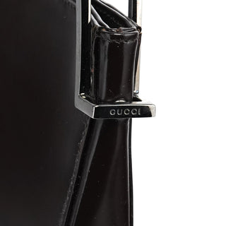 Gucci 001 3193 Brown Patent Leather Shoulder Bag
