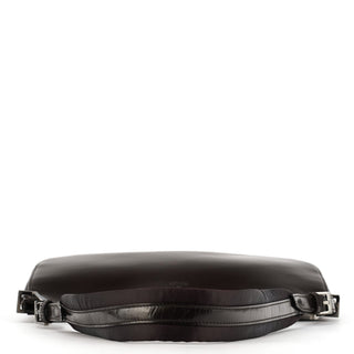 Gucci 001 3193 Brown Patent Leather Shoulder Bag