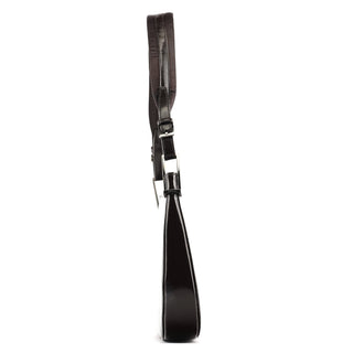 Gucci 001 3193 Brown Patent Leather Shoulder Bag