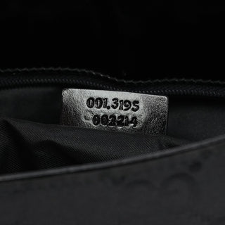 Gucci 001 3195 Black GG Flap Shoulder Bag