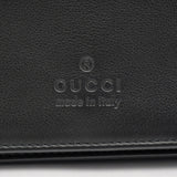 Gucci 001 3243 Black Calfskin Bamboo Flap Shoulder Bag