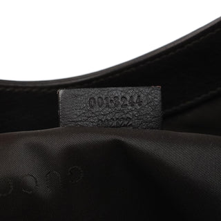 Gucci 001 3244 Brown Calfskin Bamboo Shoulder Bag