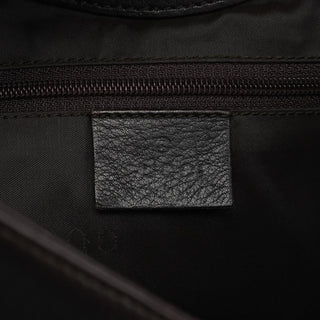 Gucci 001 3244 Brown Calfskin Bamboo Shoulder Bag