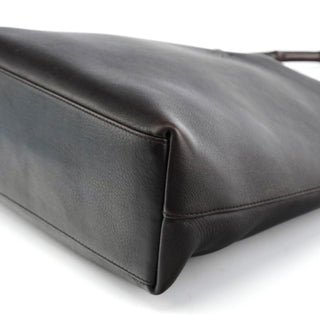 Gucci 001 3244 Brown Calfskin Bamboo Shoulder Bag