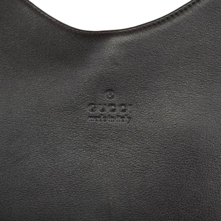 Gucci 001 3244 Brown Calfskin Bamboo Shoulder Bag