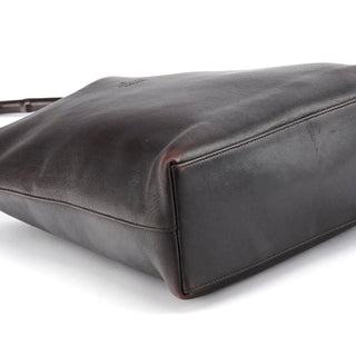 Gucci 001 3244 Brown Calfskin Bamboo Shoulder Bag