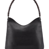 Gucci 001 3244 Brown Calfskin Bamboo Shoulder Bag