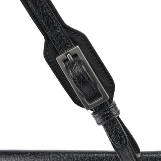 Gucci 001 3299 Black Leather Flap Top Handle Bag