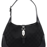 Gucci 001 3306 Black GG Jackie Shoulder Bag