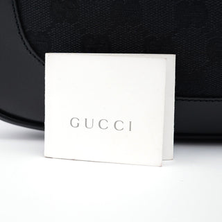 Gucci 001 3306 Black GG Jackie Shoulder Bag