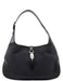 Gucci 001 3306 Black Wool Leather Jackie Shoulder Bag