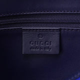 Gucci 001 3306 Cobalt Blue Satin Jackie Shoulder Bag