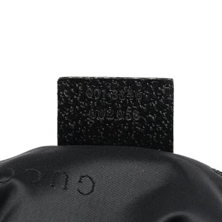 Gucci 001 3346 Black Nylon Leather Jackie Shoulder Bag