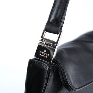 Gucci 001 3355 Black Calfskin Jackie Shoulder Bag