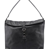 Gucci 001 3355 Black Calfskin Jackie Shoulder Bag