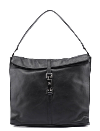 Gucci 001 3355 Black Calfskin Jackie Shoulder Bag