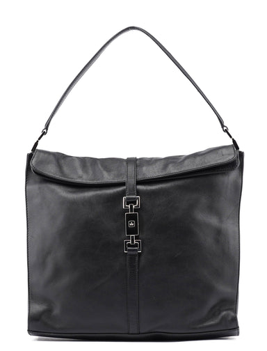 Gucci 001 3355 Black Calfskin Jackie Shoulder Bag