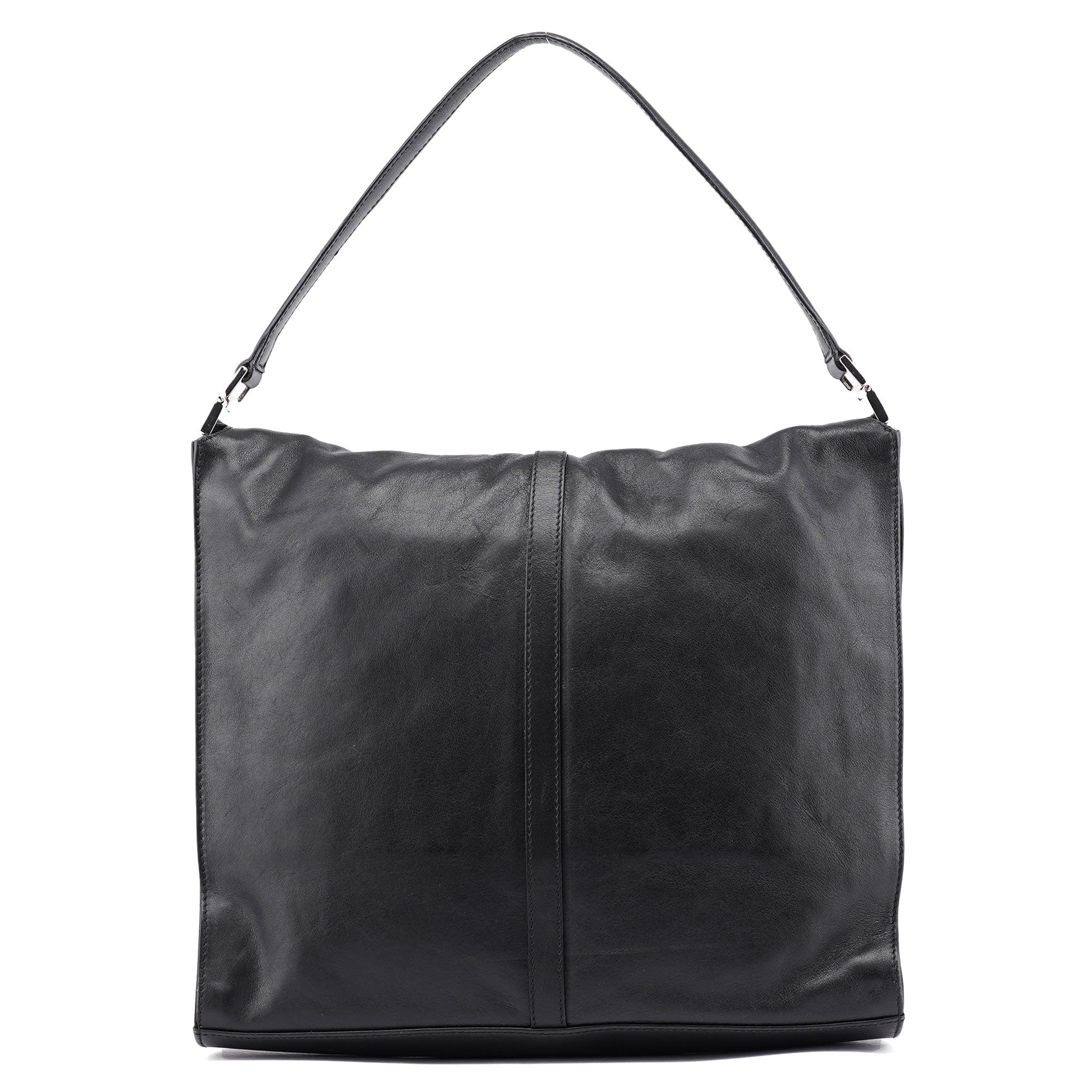 Gucci 001 3355 Black Calfskin Jackie Shoulder Bag