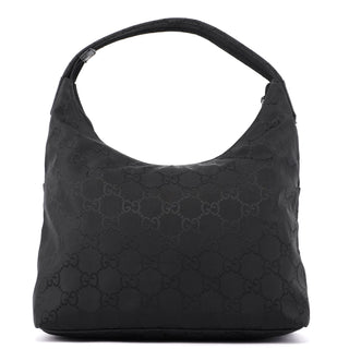 Gucci 001 3380 Black GG Dual Pocket Shoulder Bag