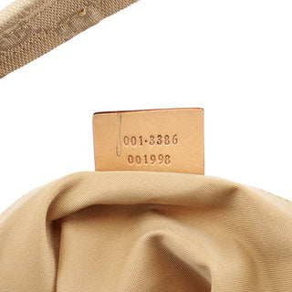 Gucci 001 3386 Beige GG Hobo Shoulder Bag