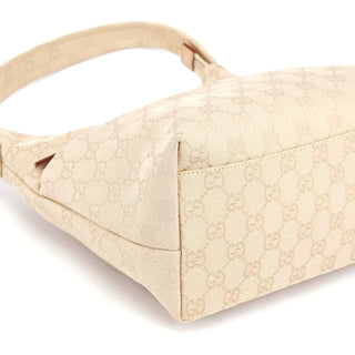 Gucci 001 3386 Beige GG Hobo Shoulder Bag