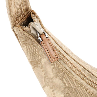 Gucci 001 3386 Beige GG Hobo Shoulder Bag