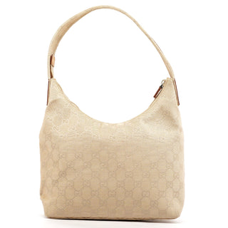 Gucci 001 3386 Beige GG Hobo Shoulder Bag