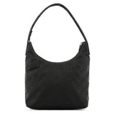 Gucci 001 3386 Black GG Nylon Shoulder Bag