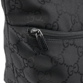 Gucci 001 3386 Black GG Nylon Shoulder Bag