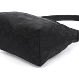 Gucci 001 3386 Black GG Nylon Shoulder Bag