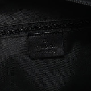 Gucci 001 3386 Black GG Nylon Shoulder Bag