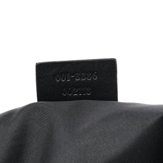 Gucci 001 3386 Black GG Nylon Shoulder Bag