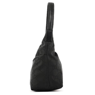 Gucci 001 3386 Black GG Nylon Shoulder Bag