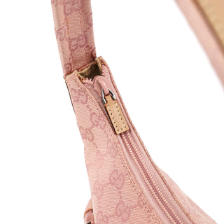 Gucci 001 3386 Pink GG Canvas Shoulder Bag