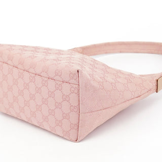 Gucci 001 3386 Pink GG Canvas Shoulder Bag
