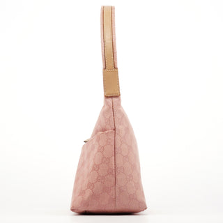 Gucci 001 3386 Pink GG Canvas Shoulder Bag