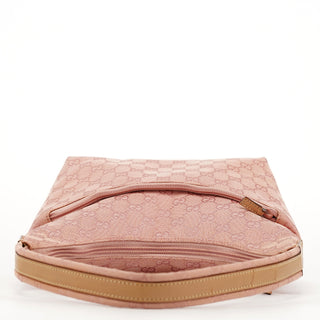 Gucci 001 3386 Pink GG Canvas Shoulder Bag