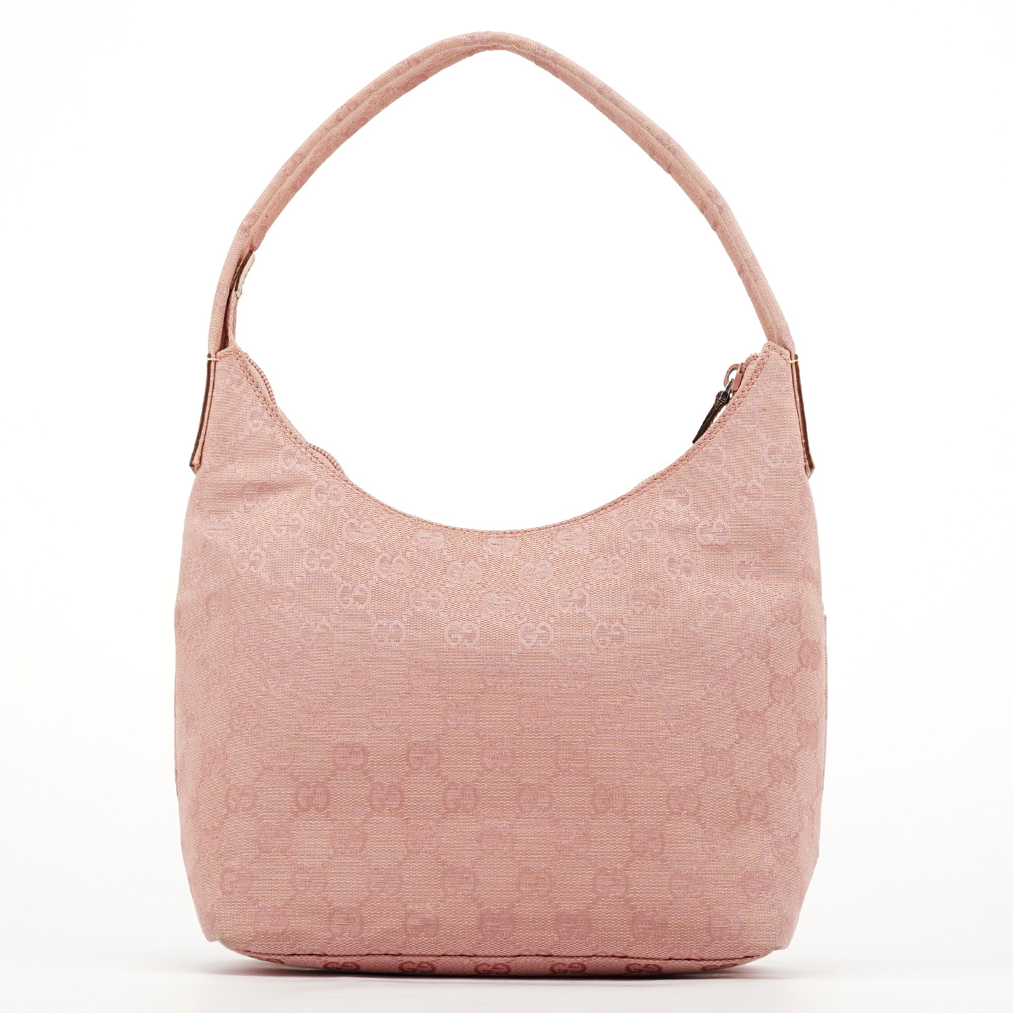 Gucci 001 3386 Pink GG Canvas Shoulder Bag