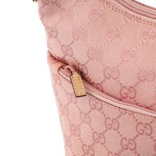 Gucci 001 3386 Pink GG Canvas Shoulder Bag
