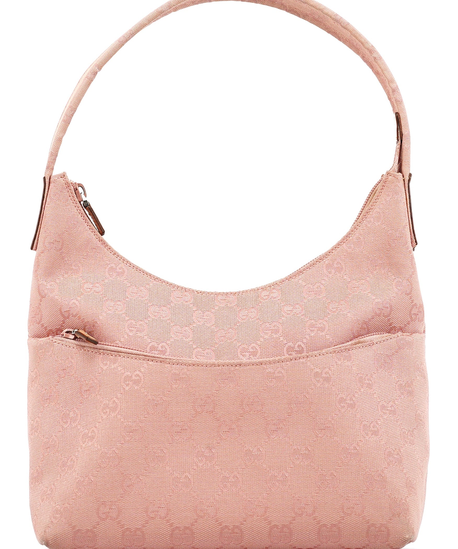 Gucci 001 3386 GG hobo i rosa GG canvas