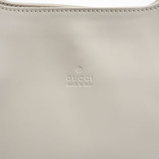 Gucci 001 3703 Beige Calfskin Hobo Shoulder Bag