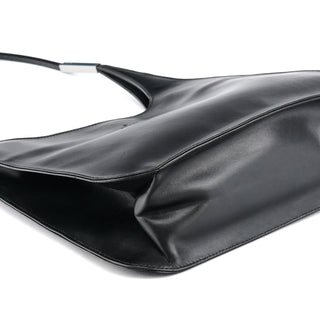 Gucci 001 3708 Black Calfskin Hobo Shoulder Bag