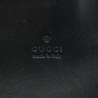 Gucci 001 3708 Black Calfskin Hobo Shoulder Bag