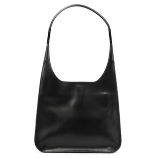 Gucci 001 3708 Black Calfskin Hobo Shoulder Bag