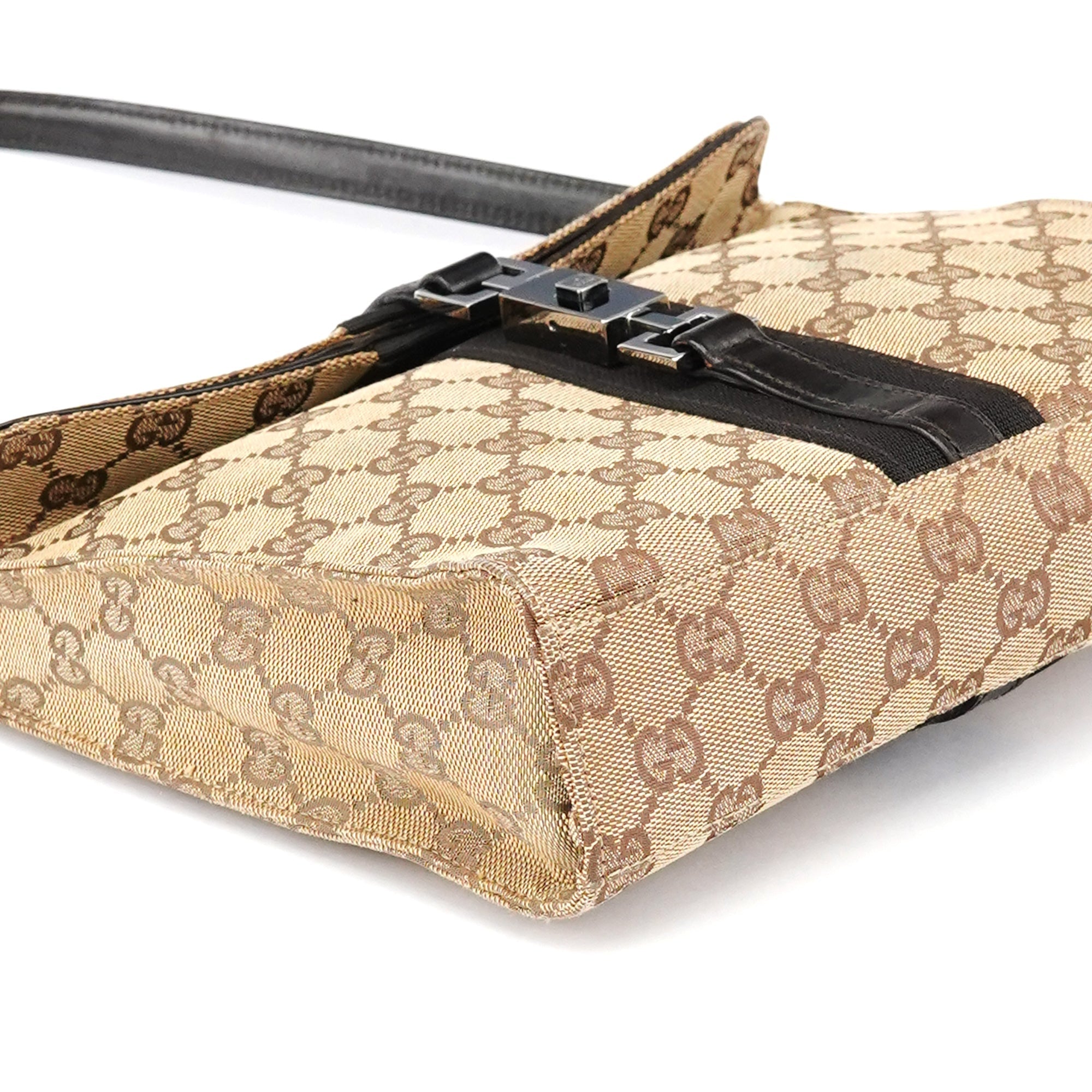 Gucci 001 3734 Beige GG Jackie Shoulder Bag
