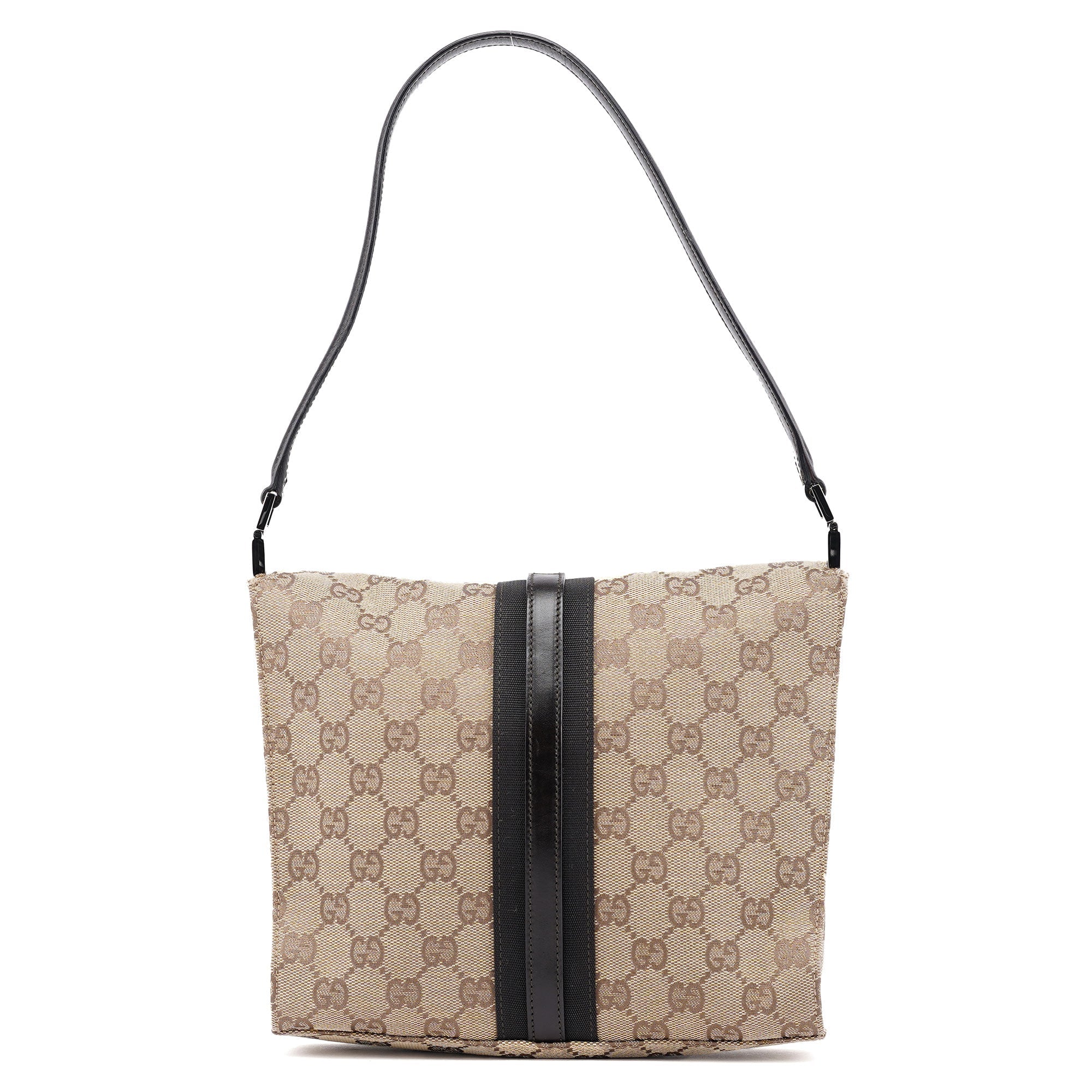 Gucci 001 3734 Beige GG Jackie Shoulder Bag